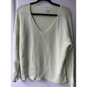 Lucky brand sweater Small bright green